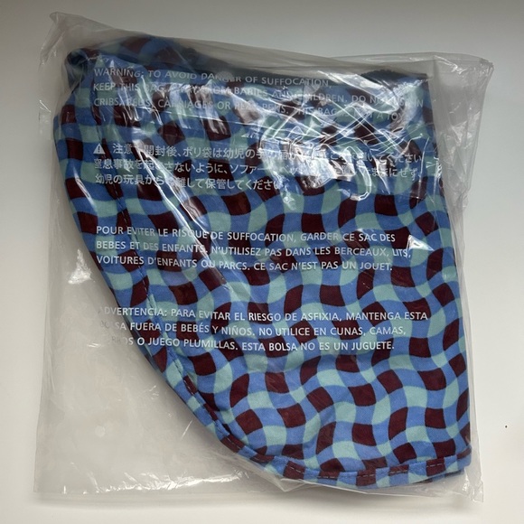 NWT BAGGU Medium Crescent in Wavy Gingham - Picture 3 of 4